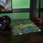 Elementi di gioco personalizzati Tappetino per mouse antiscivolo con nome Regalo di compleanno per gli studenti amanti dei videogiochi