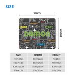 Elementi di gioco personalizzati Tappetino per mouse antiscivolo con nome Regalo di compleanno per gli studenti amanti dei videogiochi