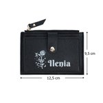 Portafoglio portatile personalizzato in pelle con nome e portacarte regalo di compleanno e anniversario per donne e ragazze