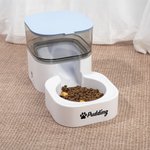 Personalizado Corazón Rojo Hueso Huella de Pata Alimentador Automático de Gravedad con Nombre Suministros para Mascotas Cumpleaños Adopción Aniversario Regalo para Amantes de las Mascotas Propietarios