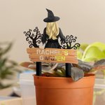 Personalised Character Halloween Theme Garden Sign with Text Outdoor Garden Decor Happy Halloween Gift for Family Friend