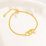 Bracelet personnalisé en forme de cœur avec initiales pour animaux de compagnie Cadeau d'anniversaire