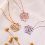 Henkilökohtainen Glitter syntymä kukka syntymäkivi kaulakoru Dainty korut syntymäpäivä vuosipäivä joululahja naisille