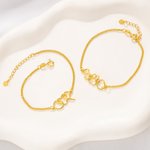 Bracelet personnalisé en forme de cœur avec initiales pour animaux de compagnie Cadeau d'anniversaire