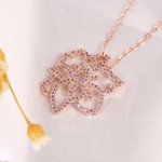 Henkilökohtainen Glitter syntymä kukka syntymäkivi kaulakoru Dainty korut syntymäpäivä vuosipäivä joululahja naisille
