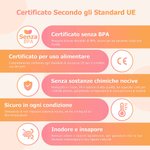 Borraccia da 475 ml personalizzabile con animali e nome con cannuccia e manico accessorio portatile regalo per ragazzi