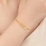 Bracelet personnalisé en forme de cœur avec initiales pour animaux de compagnie Cadeau d'anniversaire