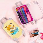 Personalizado Patinaje sobre Hielo Nacimiento Flor Mini Cabello Accesorio Maleta Forma Caja de Almacenamiento con Nombre Cumpleaños Regalo de Navidad para los entusiastas del patinaje sobre hielo