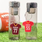 Personalisierte Multicolor Fußball Trikot Acryl Schlüsselanhänger Rucksack Tag mit Namen und Nummer Spiel Tag Geburtstagsgeschenk für Fußball-Sport-Liebhaber