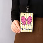 Gepersonaliseerde leraar potlood boog streep ID badge houder met sleutelkoord terug naar school Teacher Appreciation Week Gift voor leraren Opvoeders