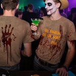 T-shirt Personnalisé avec Texte et Nom Thème de Halloween Style Sanglant Cadeau de Fête pour Homme