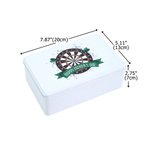 Personalisierte Dartscheibe Sprühfarbe Darts Zubehör Organizer mit Text Geburtstagsgeschenk für Dartspieler