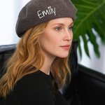 Cappello berretto in lana vintage personalizzato con nome ricamato Accessorio invernale Regalo di Natale per donne e uomini