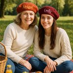 Cappello berretto in lana vintage personalizzato con nome ricamato Accessorio invernale Regalo di Natale per donne e uomini