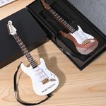 Personalized Multicolour Mini Guitar with Strap Display Ornament with Engraved Name Case Home Decor Birthday Gift for Guitarist Music Lover 1