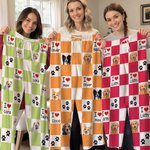 Pantaloni del pigiama lunghi personalizzati con foto e nome del tuo animale domestico regalo di compleanno per famiglia per amiche