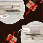 Personnalisé Gravé Nom Acrylique Miroir Étiquette de bas Lumières de Noël Décoration de l'arbre Cadeau de Noël pour la famille Amis