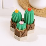 Spersonalizowany nadruk 3D Mini Cactus Clicky Fidget Toys z inicjałami Odstresowujący prezent urodzinowy na biurko dla miłośników roślin i dorosłych z ADHD