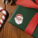 Etiquettes personnalisées pour le Père Noël avec nom Décoration de Noël pour la famille et les amis