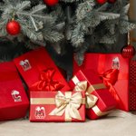 Personalisierte Weihnachtsmann Weihnachten erste wasserdichte Aufkleber Etiketten mit Namen Weihnachtsdekoration Party Favors für Familie Kinder