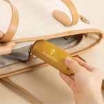 Carry His Grace Everywhere - Personalisierte PU Leder Rosenkranz Münze Geldbeutel mit Namen - Christliches Geschenk für Taufe, Weihnachten & Konfirmation