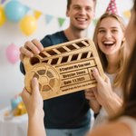 Personlig klaffbräda med filmlinjer Namn och datum Daglig användning Födelsedagspresent till matlagningsälskare Te-entusiaster