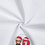 Servilleta reutilizable 100% algodón con nombre e inicial Regalo de Navidad para amigo de la familia