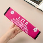 Personlig medisinsk varsling Tittel Mykt setebeltetrekk med navn og tekst Biltilbehør Autism Awareness Day Gave til autistiske barn Foreldre