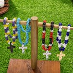 Personalised Magnetic Sparkle Rhinestone Beaded Baseball or Softball Cross Necklace with Number Game Day Birthday Gift for Ball Game Lovers