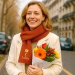 Spersonalizowany Haftowany Kwiat Narodzin Miękki Ciepły Dzianinowy Szalik z Imieniem Modny Dodatek Prezent Urodzinowy Dla Mężczyzn Kobiet Rodziny