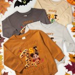 Personlig söt halloweenkostym med tecknad karaktär Baby Romper med namn 1:a halloweenpresent till nyblivna föräldrar