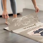 Personalized Cartoon Yoga Character Super Absorbent Yoga Towel Mat with Name and Mesh Pocket Sports Accessories Birthday Gift for Yoga Lovers Women