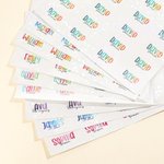 Spersonalizowana holograficzna naklejka z imieniem i nazwiskiem Wodoodporna etykieta samoprzylepna Przybory szkolne Powrót do szkoły Prezent urodzinowy dla dzieci i nauczycieli