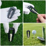 Henkilökohtainen säädettävä golf istuimen korkeus työkalu tekstillä Golf Training Equipment Syntymäpäivälahja golfari Golf pelaaja