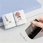 Gepersonaliseerde Geboorte Bloem Naam Draagbaar Stempel Dagelijks Gebruik Verjaardagscadeau voor Zakenpartners Vrienden Familie
