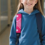 Personlig medisinsk varsling Tittel Mykt setebeltetrekk med navn og tekst Biltilbehør Autism Awareness Day Gave til autistiske barn Foreldre