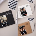 Personalized Graduation Name and Year Photo Guestbook with Ballpoint Pen and Stickers Graduation Keepsake Gift for Graduates