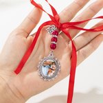 Ruban multicolore vintage personnalisé avec photo ou texte - Cadeau fiançailles et mariage pour la mariée et le couple