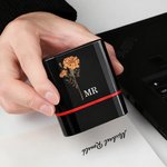 Gepersonaliseerde Geboorte Bloem Naam Draagbaar Stempel Dagelijks Gebruik Verjaardagscadeau voor Zakenpartners Vrienden Familie
