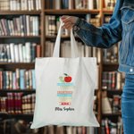 Sac à dos en toile avec texte Usage quotidien Cadeau de rentrée pour les enseignants