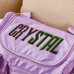 Personalisierte Wicked-inspirierten Namen Reisetasche mit Schultergurt mehrere Fächer Geburtstag Weihnachten Geschenk für Mädchen Wicked Fans Reisen Liebhaber