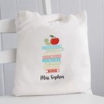 Sac à dos en toile avec texte Usage quotidien Cadeau de rentrée pour les enseignants