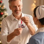 Personalised Ambulance Christmas Acrylic Ornament with Name Home Decor Christmas Gift for EMT Driver  Paramedic