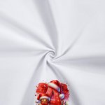 Personalisierte Wiederverwendbare Serviette mit Kranz Schneemann Weihnachtsmann Initiale Namen aus Baumwolle Weihnachtsgeschenk für Familie Freunde