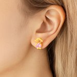 Pendientes personalizados de niño niña joyería delicada con piedra de nacimiento Día de la Madre Aniversario Cumpleaños Regalo para Mujeres Niñas