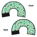 Personalized Pet Photo Fish Bone Paw Print Adjustable Elizabeth Protective Collar Pet Hospital Care Birthday Gift for Pet Owners Lovers