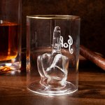 Cheers to Your Attitude - Personalized Funny Middle Finger 12.5 oz Whiskey Glass
