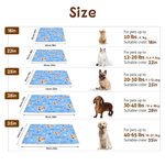 Personalised Multicolour Paw Prints Dog Cat Face Photo Soft Pet Bed Mat with Name Outdoor Activities Birthday Gift for Pet Owners Lovers 8