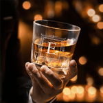 Personalisert Retro Frame med inngraverte initialer Whiskey-karaffelglass Bartilbehør Bursdagsgave til whiskyelskere 7