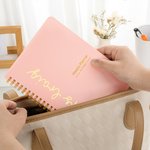 Cahier à spirales A5 avec pages d'agenda hebdomadaire personnalisé Multicolore Cadeau d'anniversaire pour enseignants Amis 6